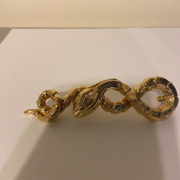 Valentino Garavani New belt lizard skin red/black. Snake buckle. Size small. - Picture 11 of 12